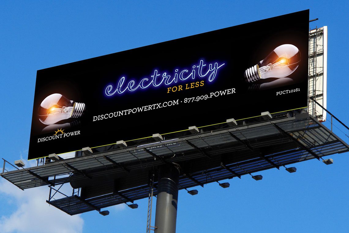 Discount Power Billboard