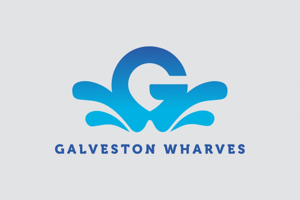 Galveston Wharves New Logo